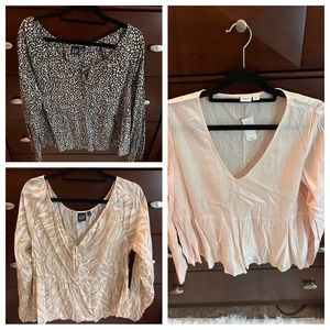 (3) Gap tops - M - NWOT 🐆🦒